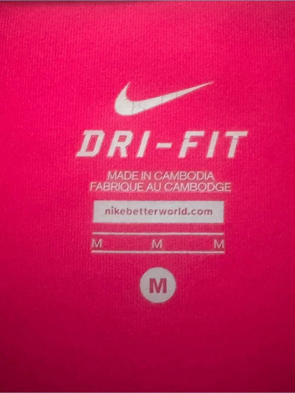 Nike Dri-FIT Short Sleeve Tee in Bright Pink